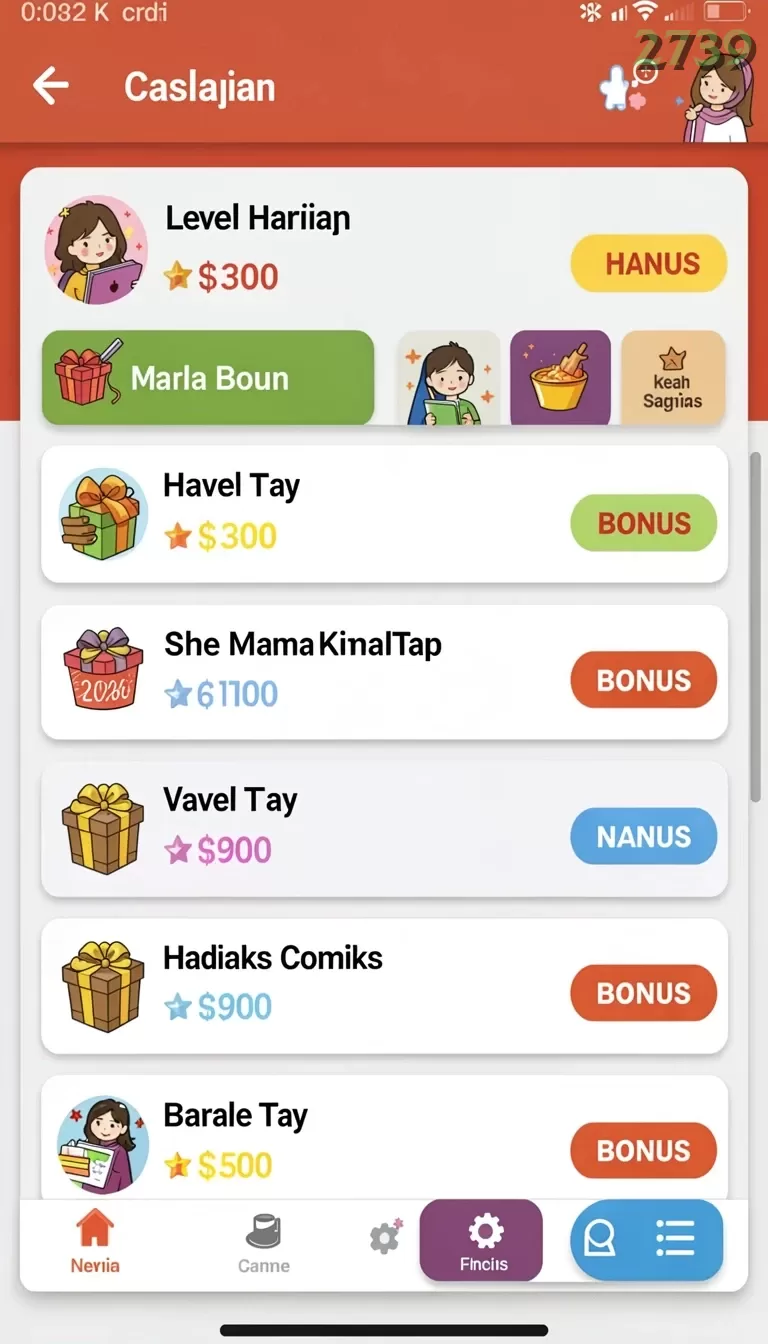 Cuplikan layar HOT985 — halaman utama